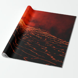 Papier Cadeau éruption volcanique