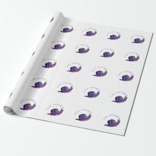 Papier Cadeau Escargot dans le style graphique
