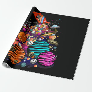 Papier Cadeau Espace