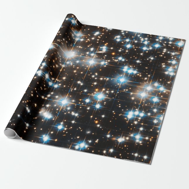 PAPIER CADEAU ESPACE LOINTAIN ASTROPHOTO DE HUBBLE (Déroulé)