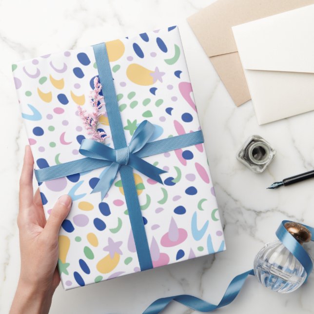Papier Cadeau Espace sous-marin. (Cadeaux)