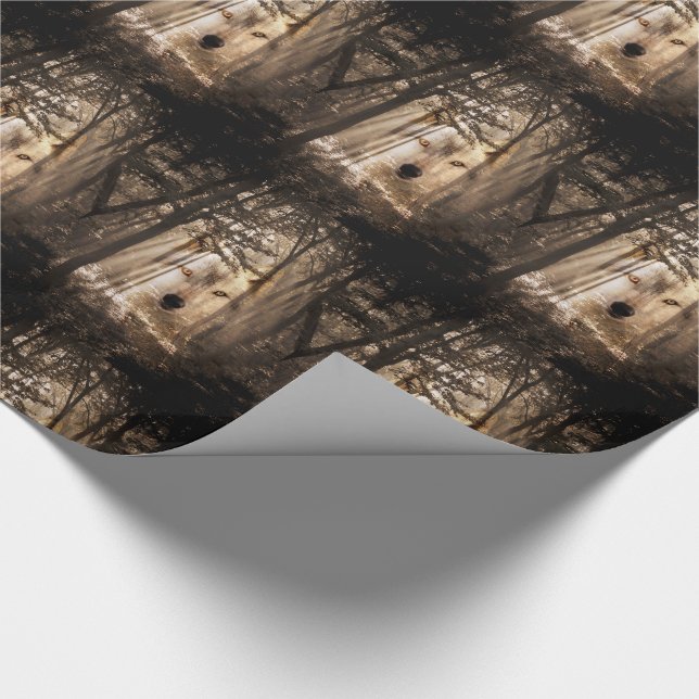 Papier Cadeau Esprit de loup dans les bois (Coin)