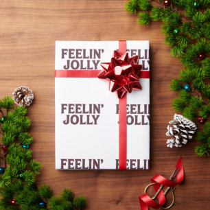 Papier Cadeau Esprit de Noël drôle et joyeux 