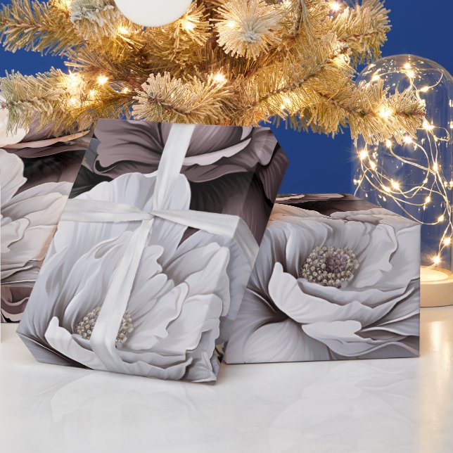 Papier Cadeau Essence Élégante Naturelle Florale (Vacances)