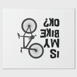Papier Cadeau Est Mon Vélo OK Funny VTT