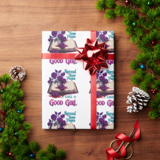 Papier Cadeau Étalez ces pages comme une bonne fille