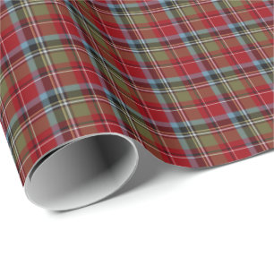 Papier Cadeau État de Caroline du Nord Tartan