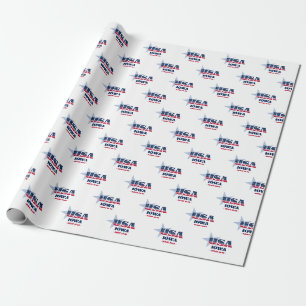 Papier Cadeau État des étoiles et des rayures de l'Iowa