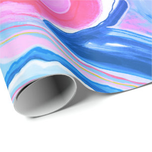 Papier Cadeau Été 70 Miami chaleur bonbon plaisir cadeau envelop