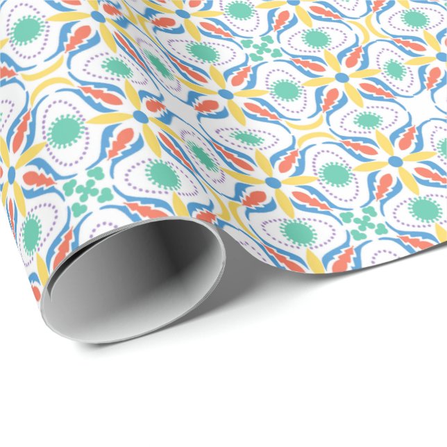 Papier Cadeau Été doux (Coin rond)