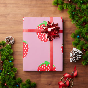 Papier Cadeau Été Merveilleux aux Fruits Rouges