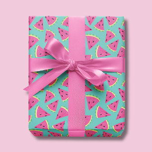 Papier Cadeau Été Pattelle de pastèque