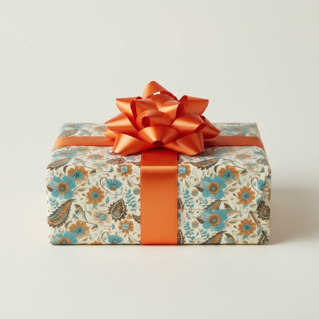 Papier Cadeau Été Rétro  (Créateur téléchargé)