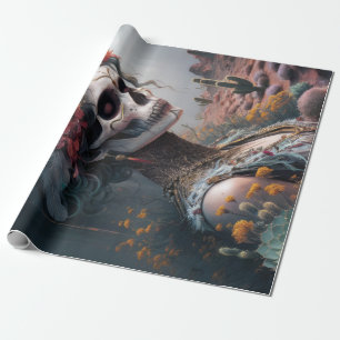 Papier Cadeau Eternal Princess Warrior, crâne amérindien