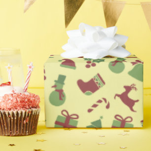 Papier cadeau étincelant unique pour l'anniversair