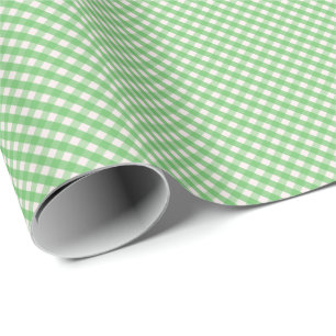 Papier Cadeau Étiquettes de cadeau personnalisées Gingham
