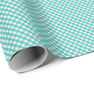 Papier Cadeau Étiquettes de cadeaux personnalisées Gingham