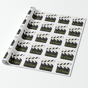 PAPIER CADEAU ÉTOILE DE FILM DE 50 ANS