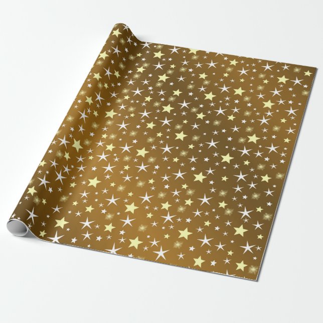 Papier Cadeau étoile, forme, brillant, conception, graphique, me (Déroulé)