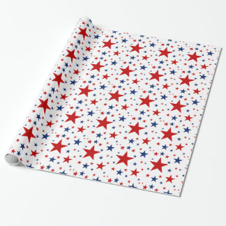 Papier Cadeau Étoile patriotique