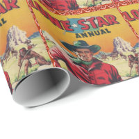 Étoile solitaire de cowboy d'impression occidental
