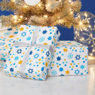Papier Cadeau Étoiles de David