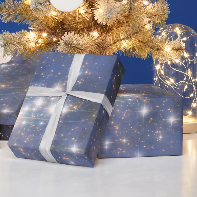 Papier Cadeau Étoiles de diamant dans la nébuleuse de Carina Hub (Vacances)