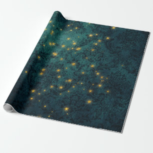 Papier Cadeau Étoiles Mystiques