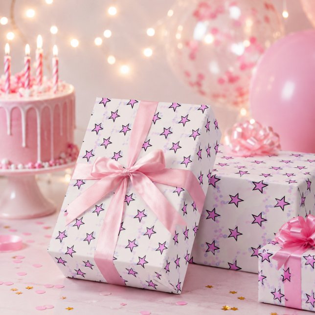 Papier Cadeau Étoiles partout  (Créateur téléchargé)