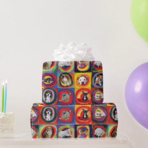 Papier Cadeau Étude des chiens