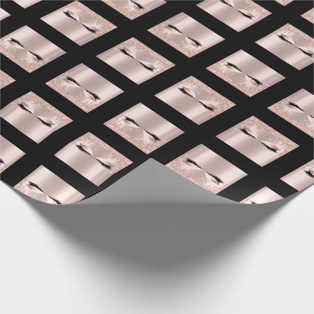 Papier Cadeau Événement de maquillage coups Rose étincelle douce (Coin)