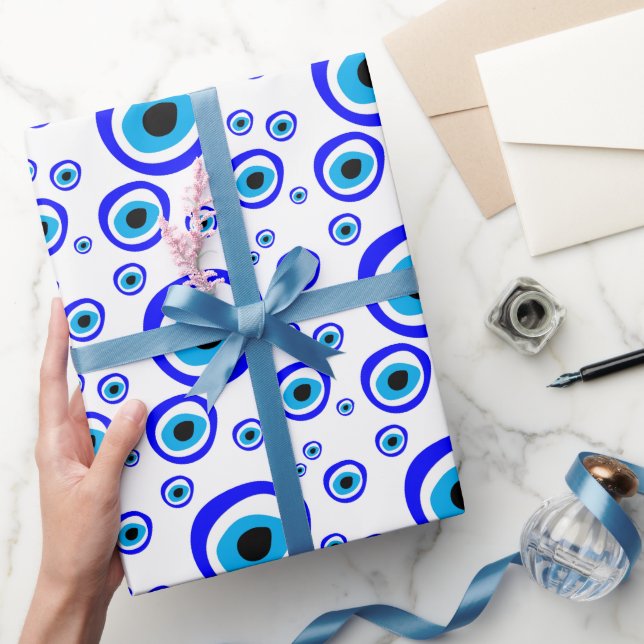 Papier Cadeau Evil Eye Talisman & arabe Amulet /turc, grec  (Cadeaux)