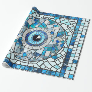 Papier Cadeau Evil Oeil Amulet Mosaic Art