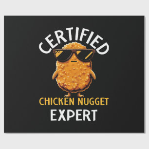 Papier Cadeau Expert certifié en nugget de poulet