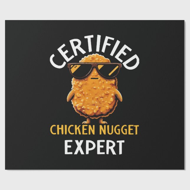 Papier Cadeau Expert en nuggets de poulet certifié (Plat)