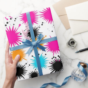 Papier Cadeau Explosion de bande dessinée Pop Art