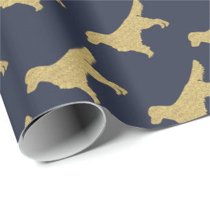 Papier Cadeau Extrait d'or   parties scintillant or