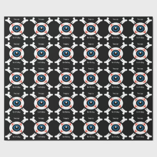 Papier Cadeau Eyeball-and-Crossbones