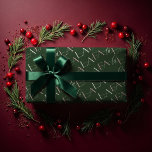 Papier Cadeau Fa La La Green & Pink Typographic Christmas Carol<br><div class="desc">Célébrez la saison des fêtes magiques et festives avec notre papier d'emballage de vacances personnalisé. Nos conceptions modernes de vacances minimalistes vertes et roses présentent un design typographique audacieux "Fa La" avec un script et une police serif pour créer ce papier d'emballage motif de Noël moderne. Conception par Moodthology Papery....</div>