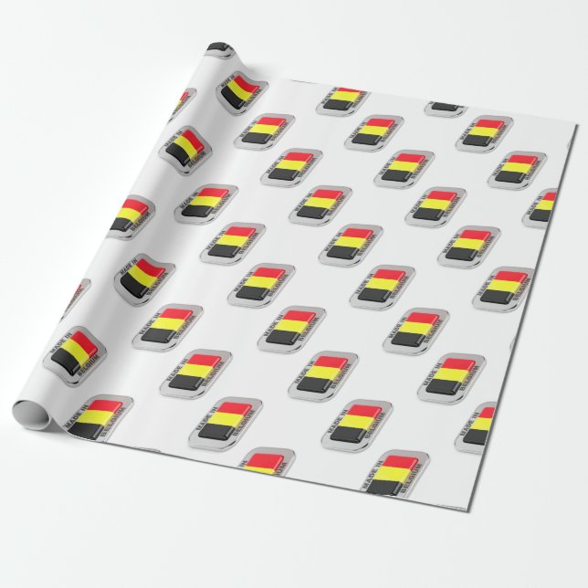 Papier Cadeau Fabriqué en Belgique (Déroulé)