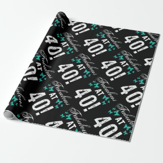 Papier Cadeau Fabuleux 40e anniversaire
