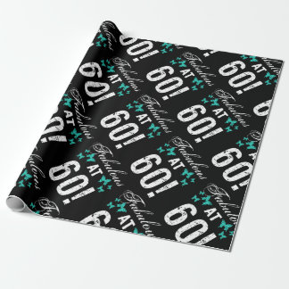 Papier Cadeau Fabuleux 60e anniversaire pour elle