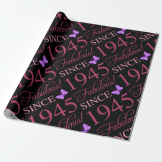 Papier Cadeau Fabuleux depuis 1945 80e anniversaire