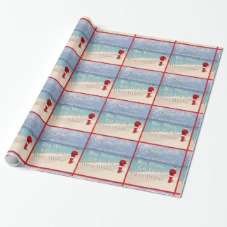 Papier Cadeau fabuleux tour de passe-passe de noël père Noël