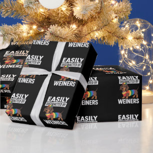 Papier Cadeau Facilement Distrait Par Les Weiners LGBTQ Arc-En-C