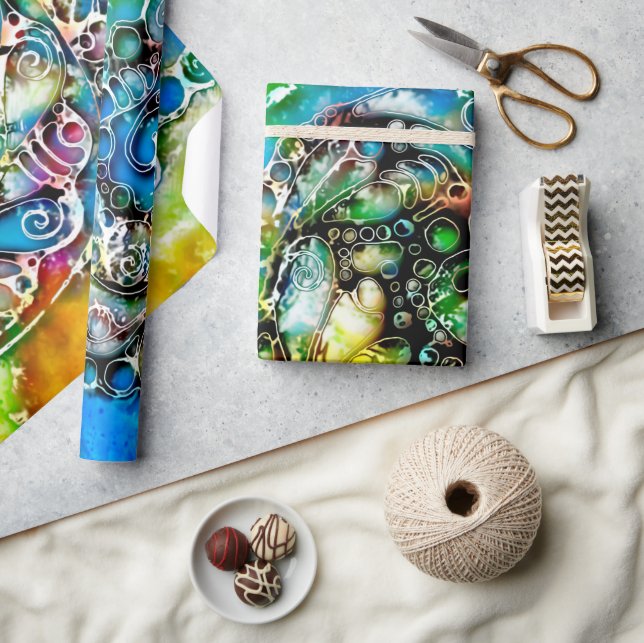 Papier Cadeau Façons De Vivre - Art Neurographique 7 (Artisanat)