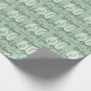 Papier Cadeau Faire 60 look beau cadeau d'anniversaire enveloppe