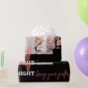 Papier Cadeau Faisons la fête Apportez vos copines Anniversaire