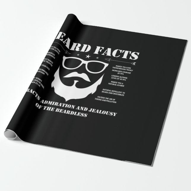 Papier Cadeau Faits sur la barbe (Déroulé)