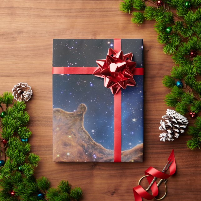Papier Cadeau Falaises cosmiques Carina Nebula Space Webb Telesc (Cadeau de vacances)